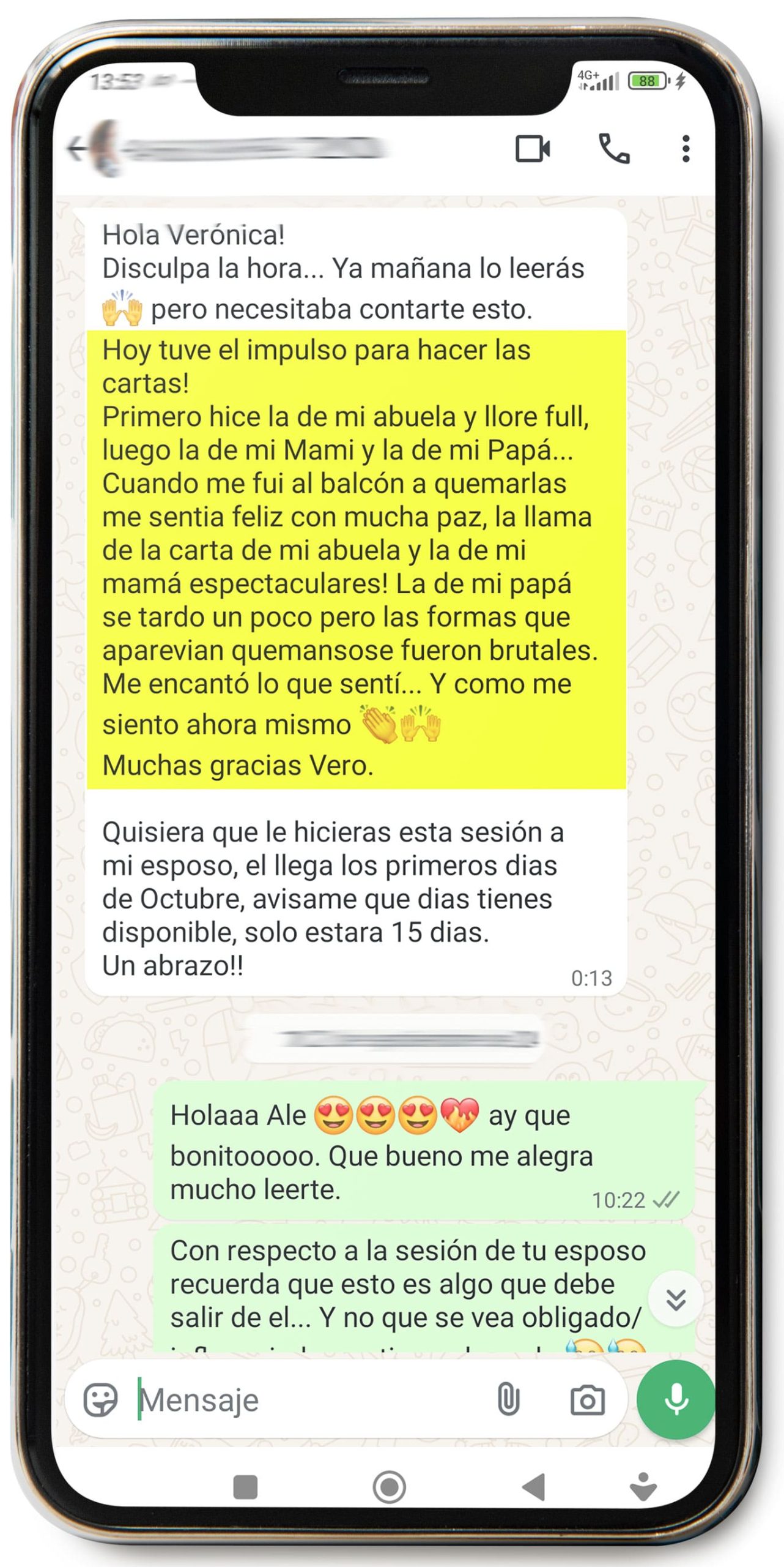 Testimonios de árbol transgeneracional